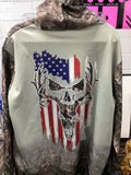 JK Camo American Flag Hoodie