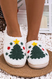 Christmas Graphic Plush Slippers