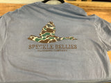 Jk Speckle Bellies Goose Mossy Oak Blades Pocket Tee