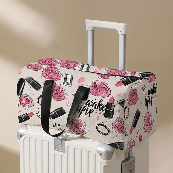 Quilted Lip Stick Rose Duffle