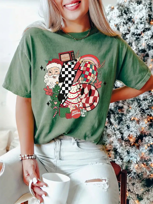 Vintage Retro Christmas Tshirt