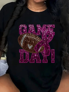 Game Day Glitter Awareness T-Shirt