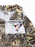 Boys Duck Zipper Hunting Pullover