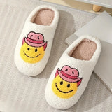 Graphic Plush Slippers