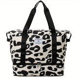 Animal Print Nylon Lightweight Luggage Travel Bag & Duffle