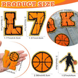 Basketball Patches Chenille Letter Iron on Patches