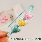 Heart Glitter Headband