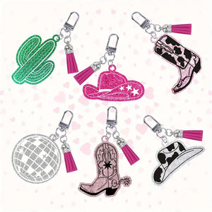 Cowgirl Keychain Tassels