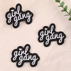 Girl Gang Iron On Patches