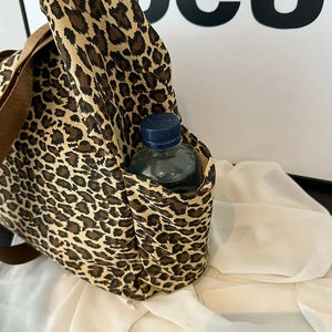 Leopard Print Crossbody Medium Bag