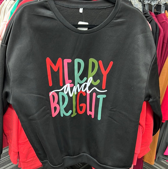 Merry & Bright Sweat shirt