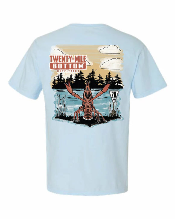 JK 20 Mile Bottom Crawfish Pocket Tee