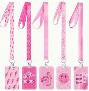 Assorted Pink ID Badge