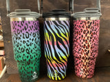 40 oz Graphic Stainless Steel Tumbler