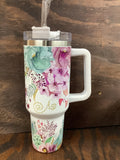 40 oz Graphic Stainless Steel Tumbler