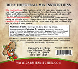 JK Carmie's Baked Dip and Cheeseball Mix