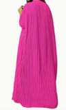 PLUS SIZE Pleated Button Down Maxi