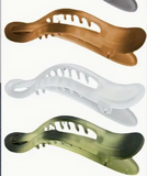 Matte Alligator Hair Clips - Non-Slip