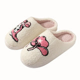 Graphic Plush Slippers