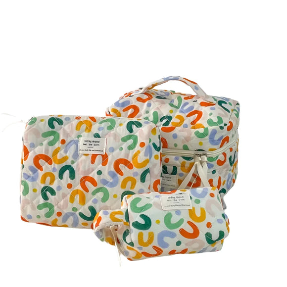 Quilted Printed Travel Bag