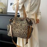 Leopard Print Crossbody Medium Bag