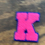 Varsity Letter Patch Chenille Alphabet Mix