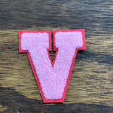 Varsity Letter Patch Chenille Alphabet Mix