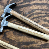 GC Pittsburgh 16 oz Engraved Wooden Handle Hammers