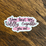 Inspirational Waterproof Stickers