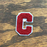 Varsity Letter Patch Chenille Alphabet Mix