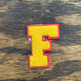 Varsity Letter Patch Chenille Alphabet Mix