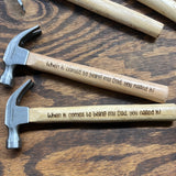 GC Pittsburgh 16 oz Engraved Wooden Handle Hammers