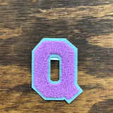 Varsity Letter Patch Chenille Alphabet Mix