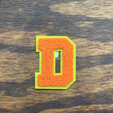 Varsity Letter Patch Chenille Alphabet Mix