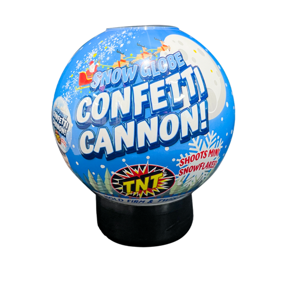 JK TNT Snow Globe Confetti Cannon