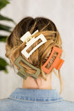 Rectangle Hair Claw Clips