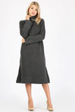 ONE SIZE Wool Turtleneck Sweater Dress