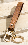 Faux Leather Animal Key Chain