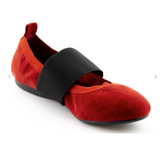 Suede Ballet Flats