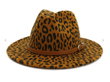 Leopard Panama Hat