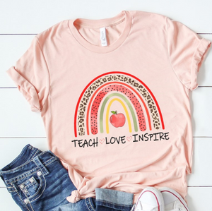Teach, Love, Inspire T-Shirt (M-2X)