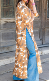 Cow Print Duster