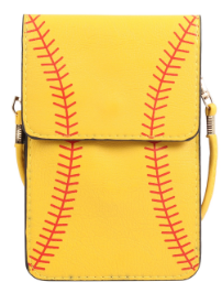 Softball Cellphone Crossbody