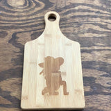 Wooden Cutting Board with Handle 7 x 13.5