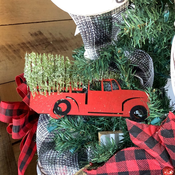 Truck/Christmas tree ornament