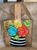 Small Painted Wood Bread Boards