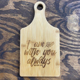 Wooden Cutting Board with Handle 7 x 13.5