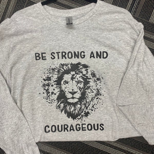 GC Be Strong & Courageous Lion Long Sleeve Top