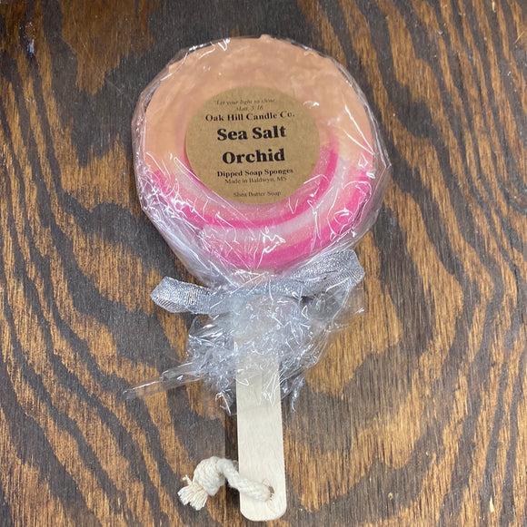 JK Oak Hill Candle Co. Dipped Popsicle Soap Sponges