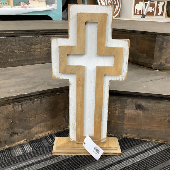 JK Wooden Standing Cross